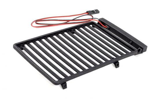 Flat Roof Rack w/ LED for Axial SCX24 Jeep Wrangler JLU RC4WD