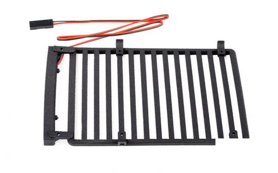 Flat Roof Rack w/ LED for Axial SCX24 Jeep Wrangler JLU RC4WD