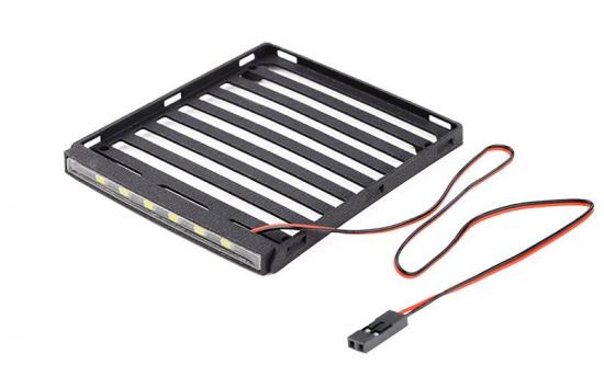 Flat Roof Rack w/ LED for Axial SCX24 JT Gladiator RC4WD