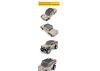 Flat Roof Rack w/ LED for Axial SCX24 JT Gladiator RC4WD