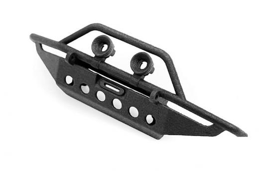 Front Tube Bumper w/ Bull Bar and Light Buckets for Axial SCX24 2021 Ford Bronco RC4WD