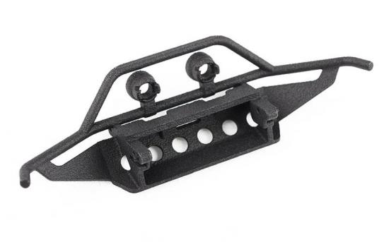 Front Tube Bumper w/ Bull Bar and Light Buckets for Axial SCX24 2021 Ford Bronco RC4WD