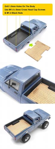 Wood Bed Flooring for RC4WD 1/24 Trail Finder 2 RC4WD