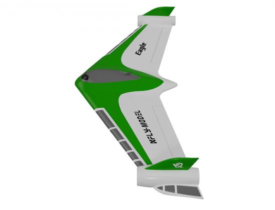 XFly Eagle 40mm EDF Flying Wing - PNP With Gyro - Green