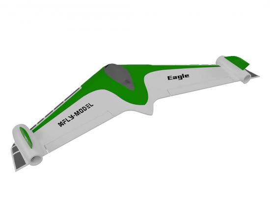 XFly Eagle 40mm EDF Flying Wing - PNP With Gyro - Green