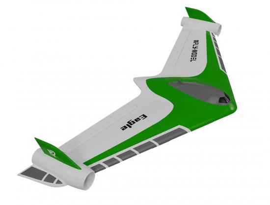XFly Eagle 40mm EDF Flying Wing - PNP With Gyro - Green