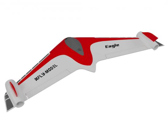 XFly Eagle 40mm EDF Flying Wing - PNP With Gyro - Red