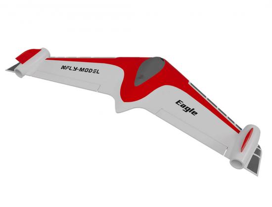 XFly Eagle 40mm EDF Flying Wing - PNP With Gyro - Red