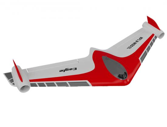 XFly Eagle 40mm EDF Flying Wing - PNP With Gyro - Red