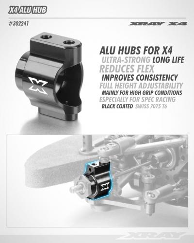 XRay X4 Aluminium Hub - Swiss 7075 T6