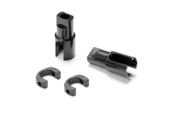 XRay Solid Axle ECS BB Driveshaft Adapter - Hudy Spring Steel (2)