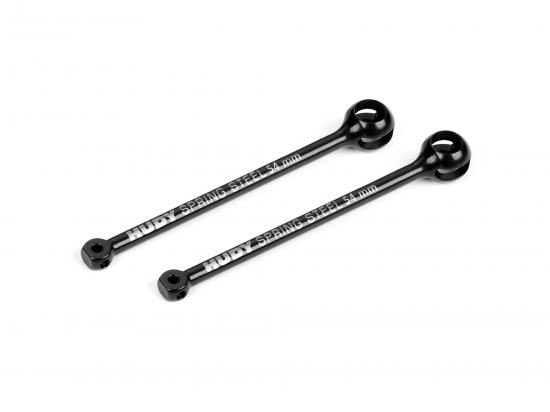 XRay X4 CVD BB Drive Shaft 54mm - Hudy Spring Steel (2)