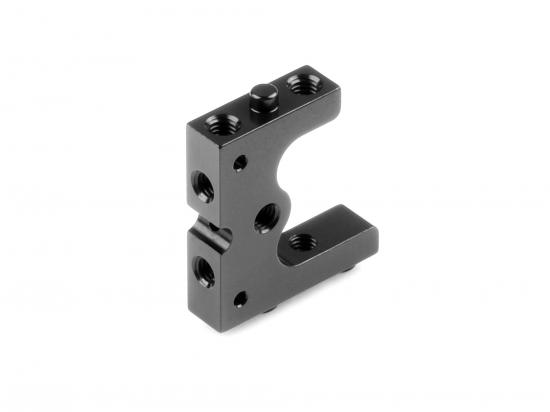 XRay X4F Aluminium Servo Mount - Black