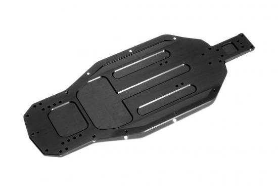 XRay XB2 Aluminium Chassis With Bent Sides - Swiss 7075 T6 (2.5mm) - Long