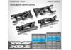 XRay Composite Disengaged Suspension Arm Rear Lower Left - Hard