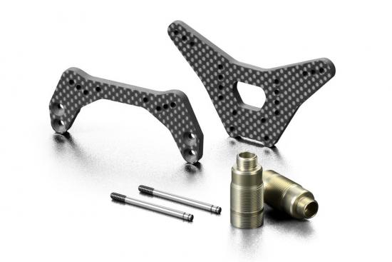 XRay Front Hardened Shock Shaft 42mm (2)