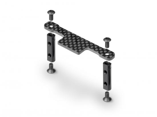 XRay Aluminium Servo Holders And Graphite Bridge