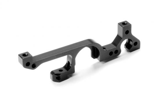 XRay Aluminium Lower Bulkhead Front - Right - Black - Swiss 7075 T6