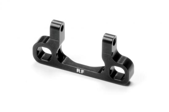 XRay Aluminium Rear Lower 1 Piece Suspension Holder - Front - Black - Rf