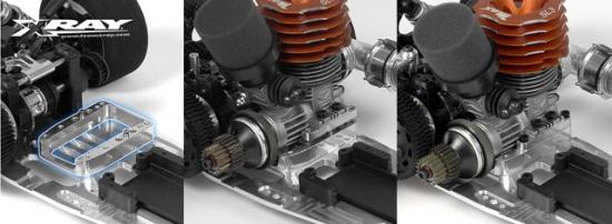 XRay Aluminium Monoblock Engine Mount