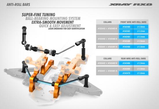 XRay Anti-Roll Bar Front 2.0 mm