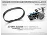 XRay Pur Reinforced Drive Belt Rear 9.0 X 201 mm
