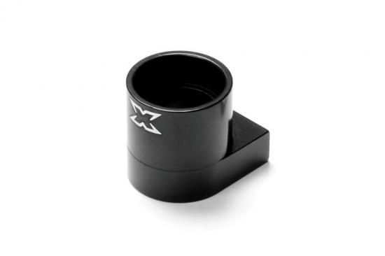 XRay Aluminium Front Middle Shaft Holder - Black - Swiss 7075 T6
