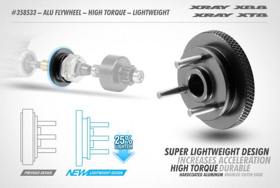 XRay Flywheel - High Torque - Lightweight