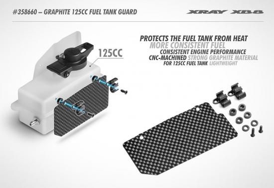 XRay Graphite 125Cc Fuel Tank Guard