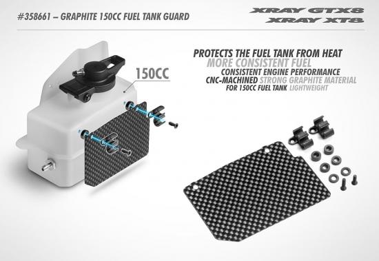 XRay Graphite 150Cc Fuel Tank Guard