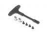 XRay Graphite Chassis T-Brace - Front - Set