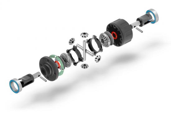 XRay XB4 Active Differential - Front/Rear - Set