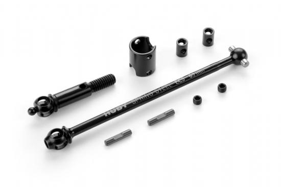XRay ECS Front Drive Shaft 83mm With 2.5mm Pin - Hudy Spring Steel - Set