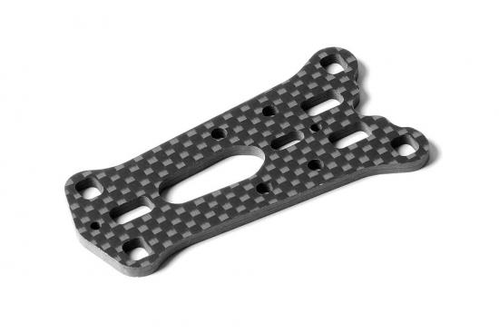 XRay X1 20 Graphite Arm Mount Plate - Narrow Track-Width - 2.5mm