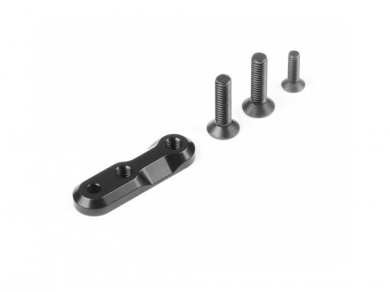 XRay X1 Aluminium Body Post Plate - Black