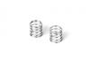 XRay Front Coil Spring For 4mm Pin C=1.8-2.0 - Silver (2)
