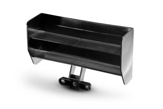 XRay X1 Composite Rear Wing - Lightweight + Wide - Black