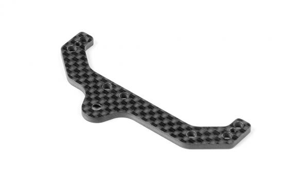 XRay X121 Rear Pod Upper Plate - Graphite 2.5mm