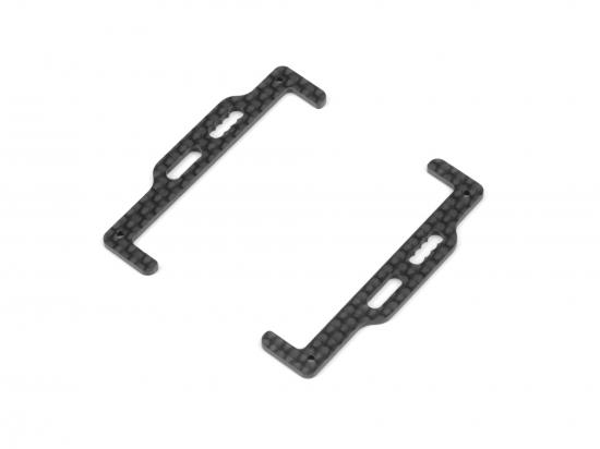 XRay X1222 Graphite Adjustable Battery Holder 1.6mm (2)