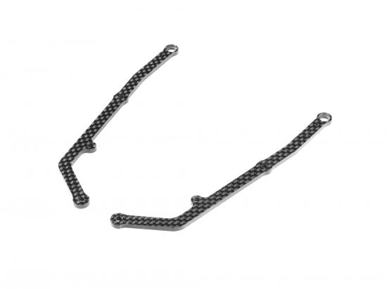 XRay X1223 Graphite Side Brace 2.5mm - Right And Left
