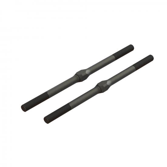 Steel Turnbuckle - M4 x 85mm Black (2)