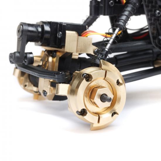 Hex Hub - Brass (2): SCX24 - AX24