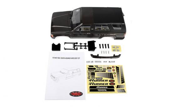 RC4WD 1985 Toyota 4Runner Hard Body Complete Set (Black) - 287mm WB