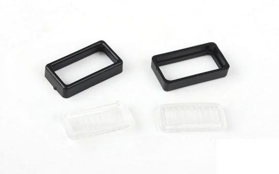 RC4WD KC HiLiTES Rectangle Lights with Covers RC4WD