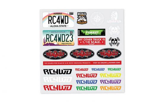 RC4WD Small Decal Sheet RC4WD