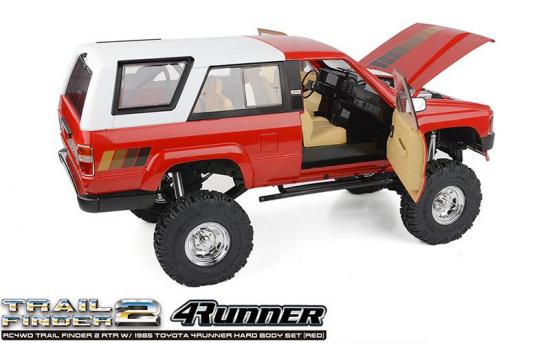 RC4WD Trail Finder 2 RTR with 1985 Toyota 4Runner Hard Body Set - Red