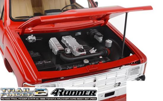 RC4WD Trail Finder 2 RTR with 1985 Toyota 4Runner Hard Body Set - Red
