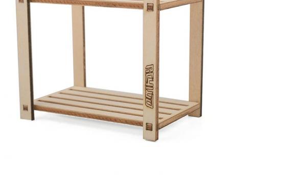 RC4WD 1:10 Wood Garage Shelves and Work Bench Set RC4WD