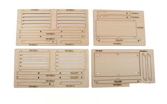 RC4WD 1:10 Wood Garage Shelves and Work Bench Set RC4WD