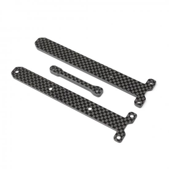 Carbon Chassis Brace Supports - 1.5 And 3.5mm: 22X-4